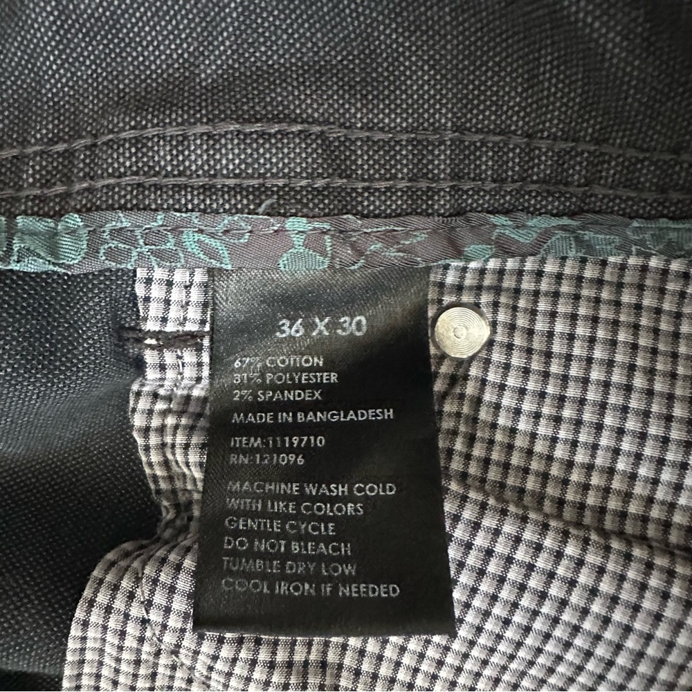 English Laundry Charcoal Gray Denim Pants size 36x30 - Picture 5 of 7